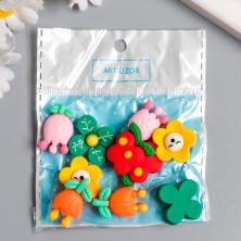 Набор кабошонов фигурок "Цветик" арт.7985144 ассорти (10шт)