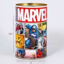 Копилка-банка металл/картон "MARVEL" 20*12,5см арт.7036218