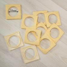 Люверсы для штор пластик 50*50/35мм