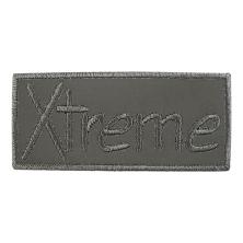 Термоаппликация Светоотражающая "Xtreme" 72*32мм арт. 15866со серый
