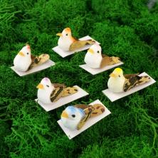 Птичка 3*2см арт.SF-7838 ассорти