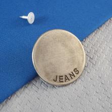 Пуговица джинсовая 38мм "JEANS" арт.СТМ-0467 т.никель