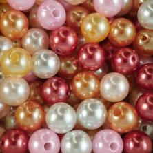 Бусины акрил 10мм арт.ФУ-3732 Ассорти (50гр)