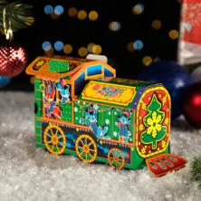 Коробка складная 12*17*7,5см "Новогодний паровозик" арт.9094805