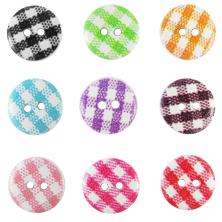 Пуговица дерево арт.ФУ-4697 15мм 24L mix