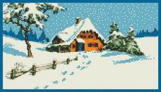 ДК-404 "Рождество" Схема для вышивания "Домашняя коллекция" А3 110*130кл; 110*140кл