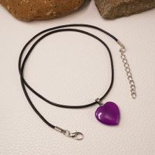 Кулон "Сердце" 20*27мм с камнем авантюрин арт.ИВ-282