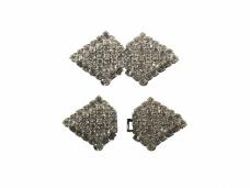 Застежка 44*23мм со стразами арт.JRTB-1063