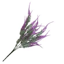 Ветка "Вереск" 38см арт.ФУ-11451 зеленый/микс с напылением (5веток)