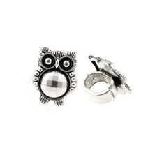 Бусины металл с широким отверстием 15*18мм арт.TS-4817 ант.серебро