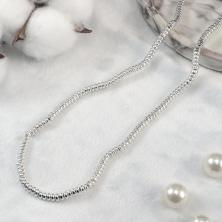 Бусины "Гематит"  "Шайба" 4*2мм 40см арт.ФУ-11861 св.серебро (180шт)