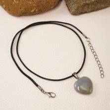 Кулон "Сердце" 20*27мм с камнем авантюрин арт.ИВ-282