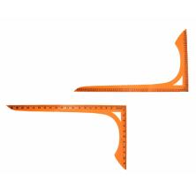 Лекало "Большой угол" 30*55см арт.L-21 оранжевый