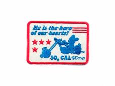 Термоаппликация "Микки Маус на мотоцикле" 65*96мм арт.10297