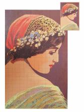 ДК-505 "Девушка" Схема для вышивания "Домашняя коллекция" А3 170*269кл