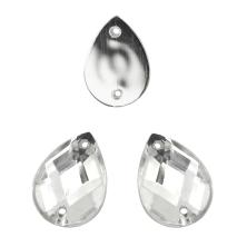 Камни пришивные "Капля" 10*14мм арт.MG.H.02 Crystal