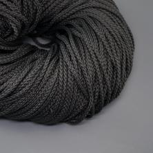 Шнур 3,5мм арт.B-035 крупное плетение 300-т.серый (50м)