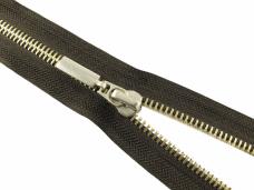 Молния металл Т.8 арт.GM-881 18см никель 295-т.коричневый