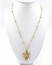 Кулон "Цветочки" арт.ФУ-6944 медицинская сталь золото