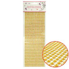 Стразы   6мм арт.SF-3177 золото (504шт)