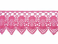 Кружево гипюр  65мм арт.3636 розовый