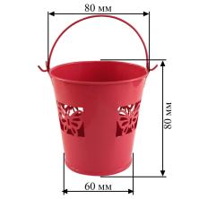 Кашпо Ведро  8*8*6см арт.SF-3568 микс