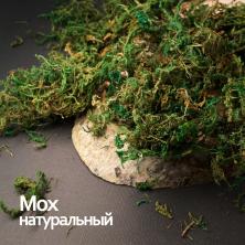 Мох декоративный арт.ФУ-10907 натуральный зеленый (50гр)