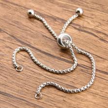 Заготовка для браслета нержавеющая сталь 12см арт.ИВ-23 никель