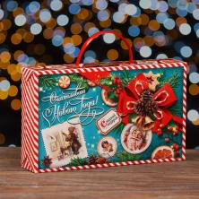 Коробка "Счастливого Нового года " 25*15*5см арт.9844560