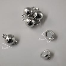 Замок магнитный  12*8мм отв-е 2мм арт.055-100410 никель