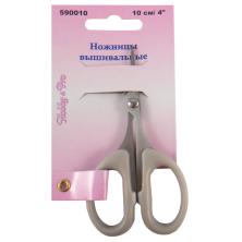 Ножницы вышивальные 100мм "Hobby&Pro" арт.590010 ручки пластик