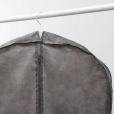 Чехол для одежды (спанбонд) 10*60*140см арт.1128982 серый