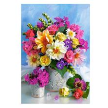 "Яркий букет 5D" 40*50см арт.0056 LT Картина стразами на подрамнике