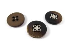 Пуговица арт.A-788 18мм 28L коричневый