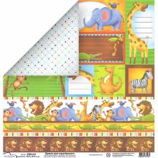 Бумага двусторонняя 30,5*30,5см 