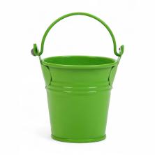 Кашпо Ведро металл 5,5*5,5*4см арт.3924622 зеленый