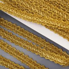 Тесьма металлизированная 15мм арт.1260 золото