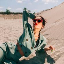 Серьги-кольца d-8,0см "Классика" арт.531401 золото