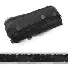 Тесьма на сетке 70мм с пайетками арт.ГТ-4