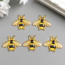 "Пчелка" 25*30мм арт.5100826 золото