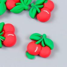 "Вишенки" 20*15мм арт.7985147 красный/зеленый