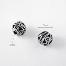 Разделители для бусин металл  5мм арт.ИВ-582 никель (20шт)