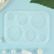 Форма силиконовая для эпоксидной смолы №1 11*8см арт.SMER-01