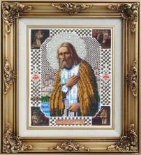 Вышиваем бисером арт.L-16 "Серафим Саровский" Набор для вышивания бисером 18*22см