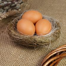 Декор пасхальный "Яйца в гнезде" 11,5см арт.SF-7863 натур. №2