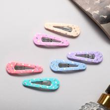 Заколка "тик-так" для волос 5,0см "Сияние" арт.9299002 ассорти (6шт)