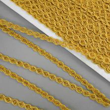 Тесьма металлизированная 10мм арт.901 золото