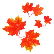 Листочек кленовый арт.З-4177/1 оранжевый (16шт)