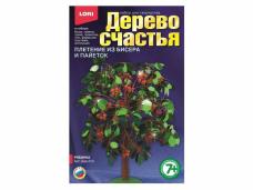 Дерево счастья Плетение из бисера и пайеток "Рябинка" 21*13см арт.Дер-014