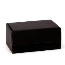 Коробка крафт (гофра) 22*16,5*10см №1 арт.7435054 черный